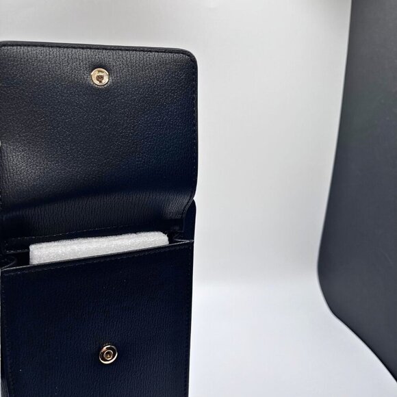 NWT LOVE MOSCHINO BLACK FAUX LEATHER GOLD CHAIN CROSSBODY BAG - OS - Picture 11 of 12